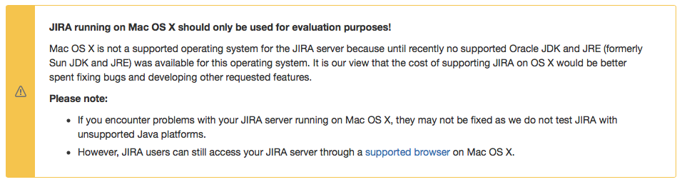 osx not supported