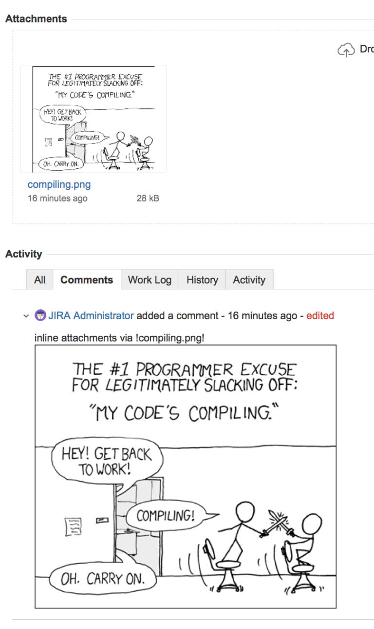 Adding images to your comments in JIRA An Integrated World