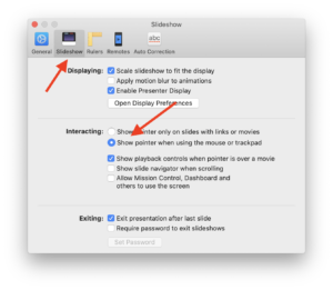 keynote show mouse keynote show mouse